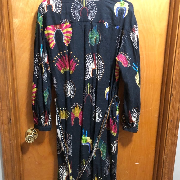 Colorful Patterned Long Farm Rio Dress - Picture 10 of 10